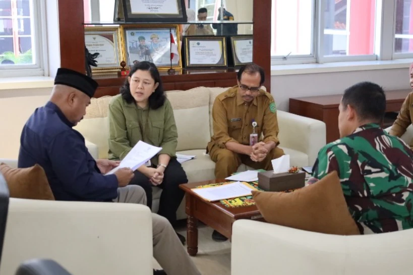 Bahas Swasembada Pangan, Bupati Kukar Terima Audiensi Direktorat Hortikultura Kementan